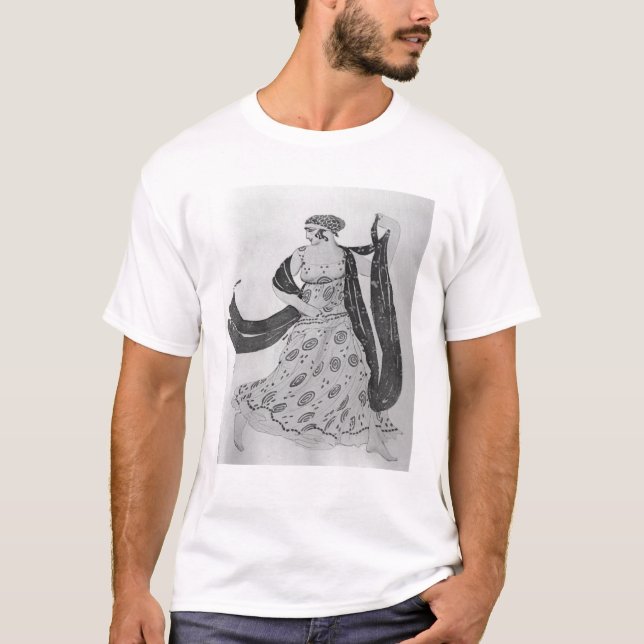 Kostümieren Sie Entwurf für "Kleopatra", 1910 T-Shirt (Vorderseite)