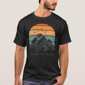 Kot im Wald Camping-Freunde T-Shirt