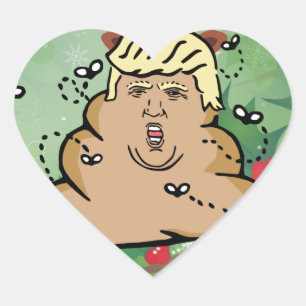 Kot Rentier Donald Trump Herz-Aufkleber
