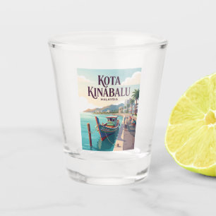 Kota Kinabalu Malaysia Schnapsglas