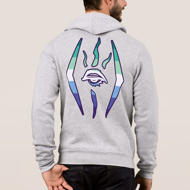 KOTD Gay Men Pride Logo Hoodie (Rückseite)