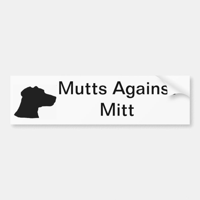 Köter gegen Mitt Autoaufkleber (Vorne)