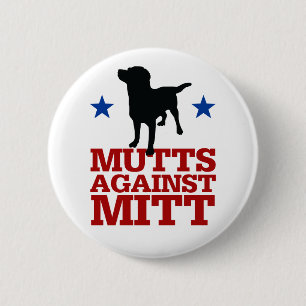 Köter gegen Mitt Button
