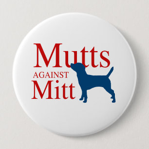 Köter gegen Mitt Button