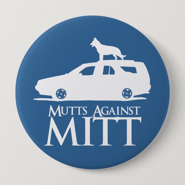 Köter gegen Mitt Romney .png Button (Vorderseite)