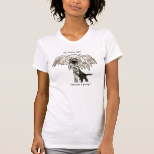 Köter oben? Chinesisches Cartoon-Hundet-shirt mit T-Shirt