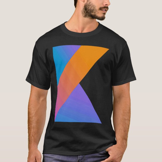 Kotlin Code Web Developer Front End Developer T-Shirt (Vorderseite)