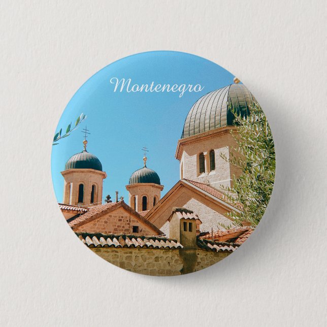 Kotor, Montenegro Reiseandenken Button (Vorderseite)