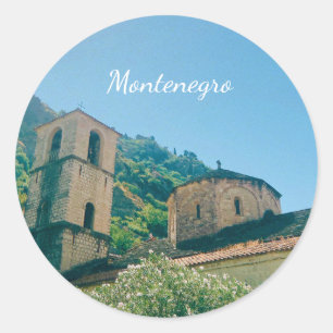 Kotor, Montenegro - Reiseandenken Runder Aufkleber