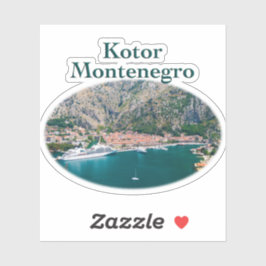 Kotor, Montenegro: Stari Grad Aufkleber