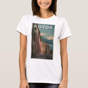 Kotor Montenegro vintage T-Shirt