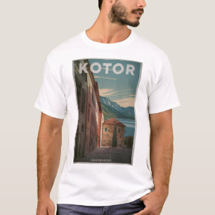Kotor Montenegro vintage T-Shirt