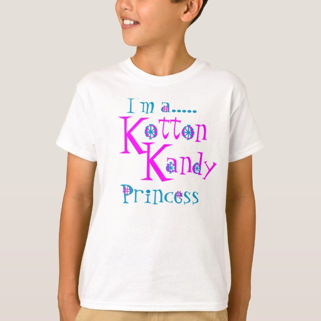 Kotton Kandy Prinzessin Tee (Vorderseite)