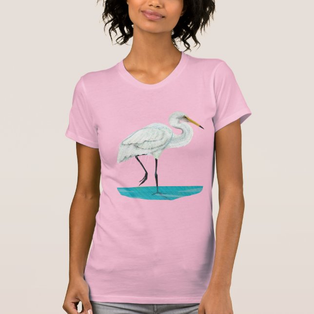 Kotuku White heron T-Shirt (Vorderseite)