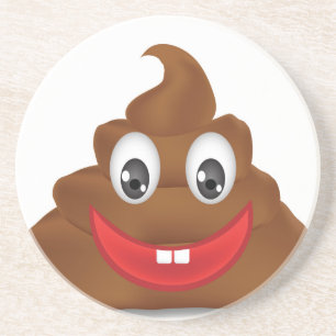 Kotz-Emojis Getränkeuntersetzer