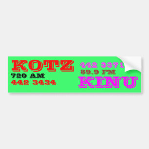 KOTZ KINU RADIO AUTOAUFKLEBER