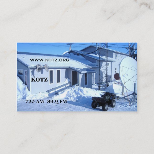 KOTZ RADIOkarten Visitenkarte (Vorderseite)