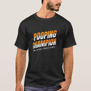 Kotzmeister, geboren, um zu kotzen, lustiger Erwac T-Shirt