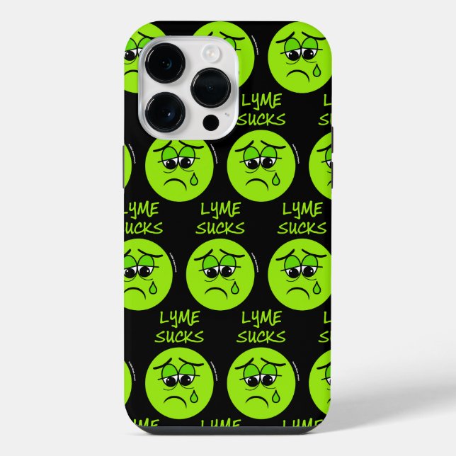 KOTZT...Lyme iPhone 14 Pro Max Hülle (Rückseite)