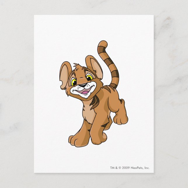 Kougra Brown Postkarte (Vorderseite)