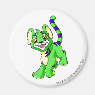 Kougra Green Magnet