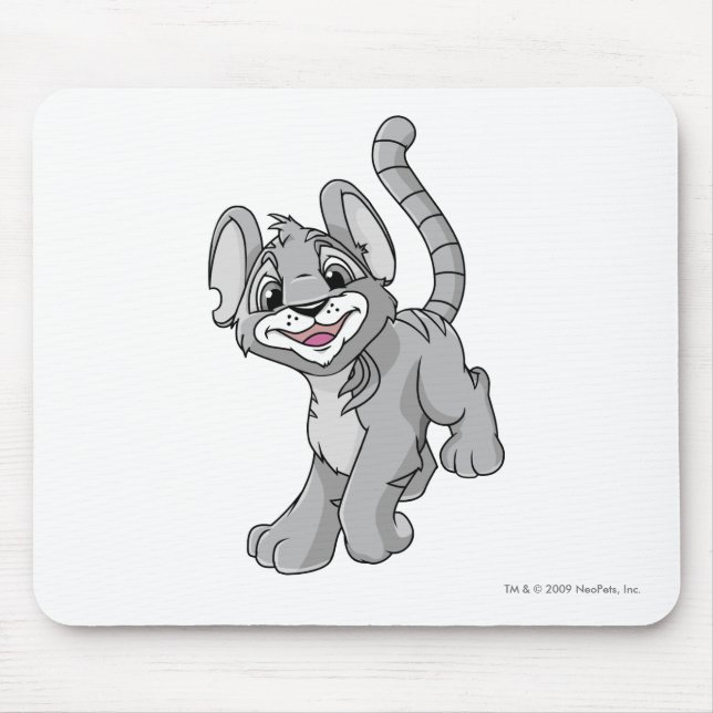 Kougra Silber Mousepad (Vorne)