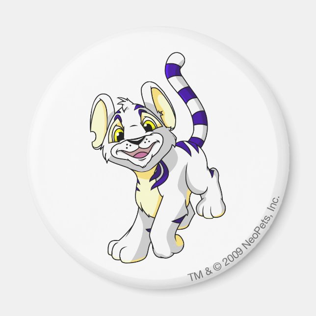 Kougra White Magnet (Vorne)