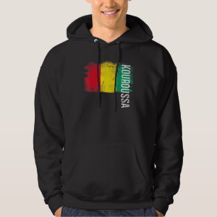 Kouroussa Guinea Flag für Guineer Männer Frauen Ki Hoodie