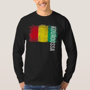 Kouroussa Guinea Flag für Guineer Männer Frauen Ki T-Shirt