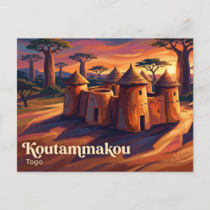 Koutammakou (Land der Batammariba) Togo Postkarte