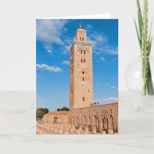 Koutoubia-Moschee - Marrakech, Marokko Karte