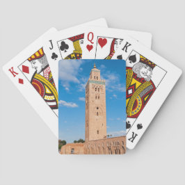 Koutoubia Moschee - Marrakesch, Marokko Spielkarten