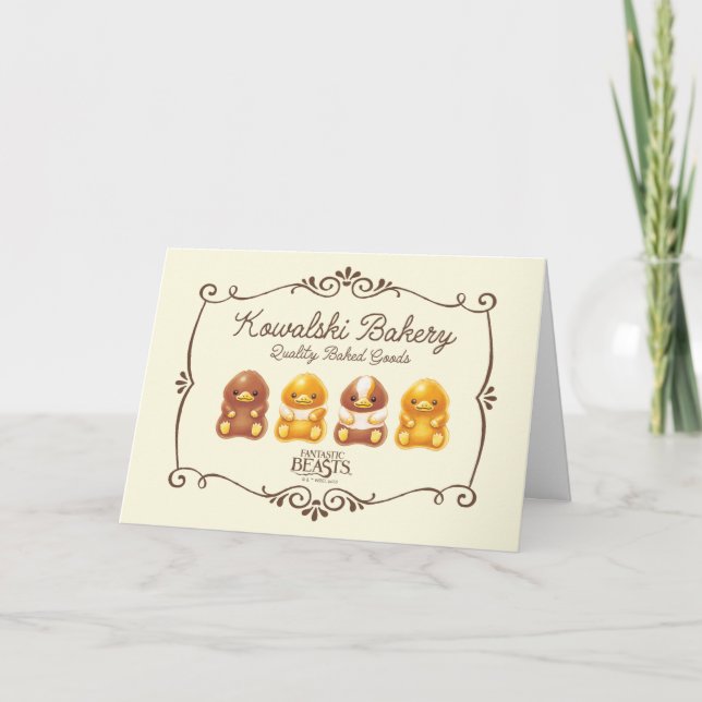 Kowalski Bäckerei - Baby Nifflers Karte (Vorderseite)
