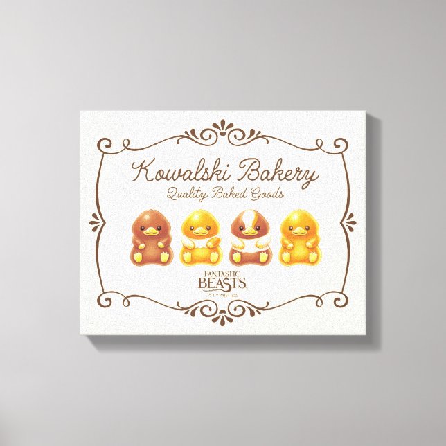 Kowalski Bäckerei - Baby Nifflers Leinwanddruck (Vorderseite)