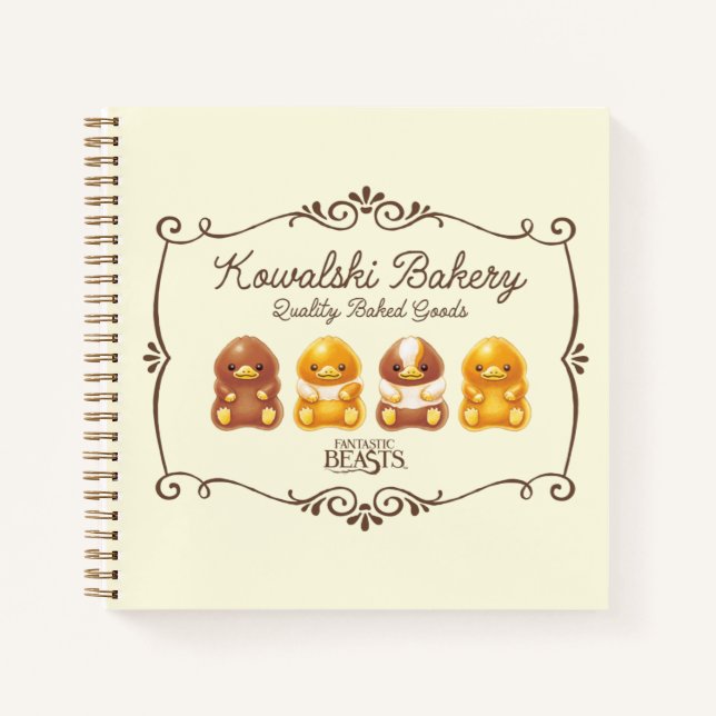 Kowalski Bäckerei - Baby Nifflers Notizbuch (Vorderseite)