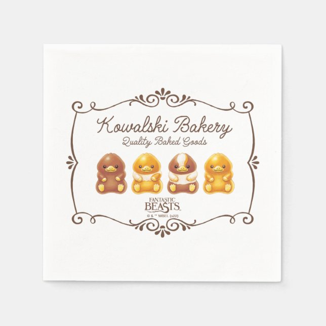 Kowalski Bäckerei - Baby Nifflers Serviette (Vorderseite)