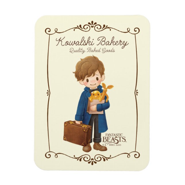 Kowalski Bäckerei - Newt Scamander Magnet (Vertikal)