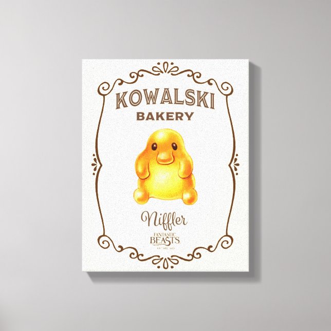Kowalski Bäckerei - Niffler Leinwanddruck (Vorderseite)