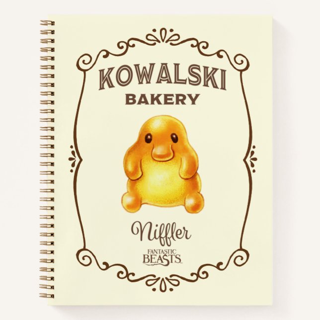 Kowalski Bäckerei - Niffler Notizbuch (Vorderseite)
