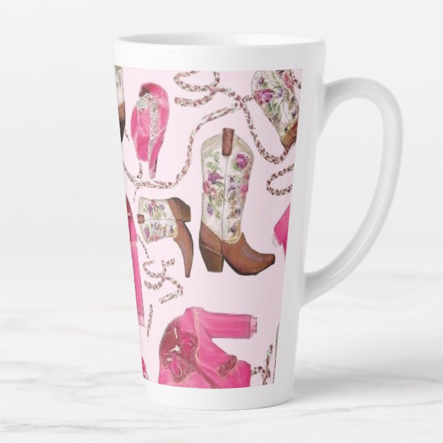 Kowgirl-Musterstil Milchtasse (Rechts)