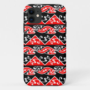 Kowhaiwhai Traditioneller Maori Koru Muster iPhone 11 Hülle