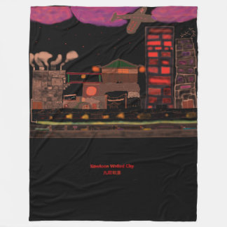 Kowloon City-Fleece Blanket Fleecedecke