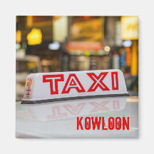 Kowloon Taxi in Urban Hongkong