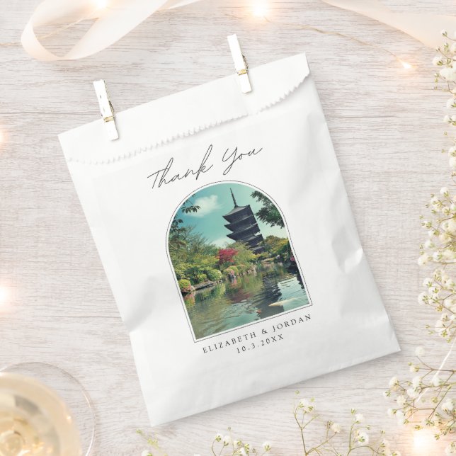 Koyoto Wedding Vielen Dank Foto Fevor Bag Geschenktütchen (Ausgeschnitten)