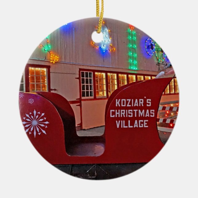 Kozier Christmas Village Ornament (Vorne)