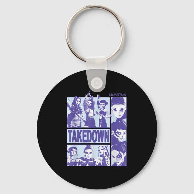 Kp Demon Hunters Halloween Huntrix Takedown Panel  Schlüsselanhänger (Vorderseite)