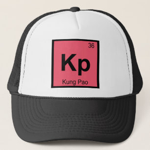 Kp - Kung Pao Chemie Periodensystemsymbol Truckerkappe