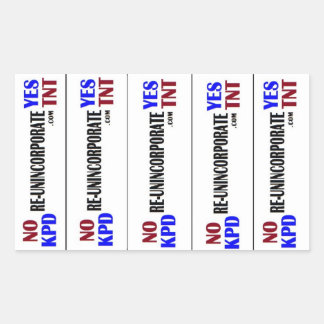 KPD Yes TNT Rechteckiger Aufkleber