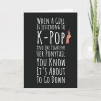 Kpop Cards für Mädchen koreanische Musik für Teen