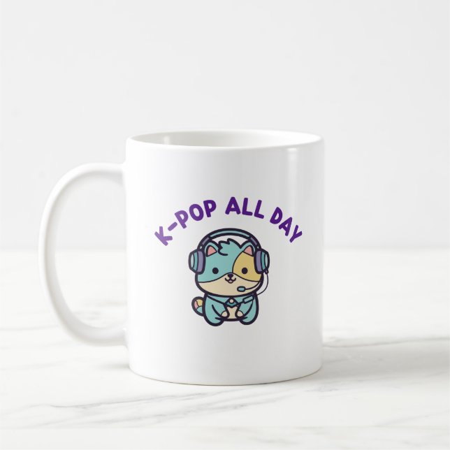 Kpop Cute Coffee Mug Gift Kaffeetasse (Links)